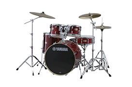 YAMAHA - DRUMSTEL STAGE CUSTOM SBP0F5 CRANBERRY RED + HW780 PAKKET